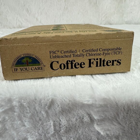 If You Care FSC Certified Compostable Coffee Filters No. 4 Size 100 Count Sealed - Picture 4 of 4